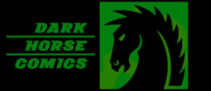 Dark Horse Comics logo green background