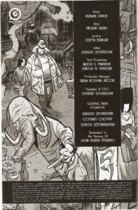 MISTRY, P.I. #1 inside cover