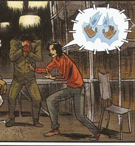 MISTRY, P.I. #1 pg. 12 panel 2 close-up