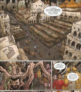 MISTRY, P.I. #1 pg. 5 panels 1-3