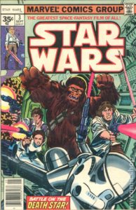 STAR WARS {1st Marvel Series} #3 newsstand 35 cents
