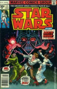 STAR WARS {1st Marvel Series} #4 newsstand 35 cents