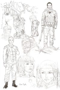 WE STAND on GUARD #1 sketch page 2