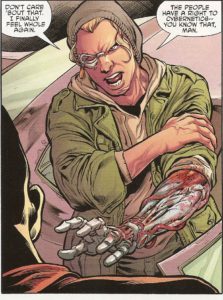 CYBORG #2 pg. 13 panel 3 Bobby 2.0