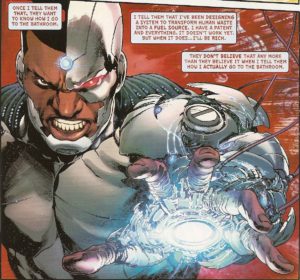CYBORG #2 pg. 3 panel 4 powering up