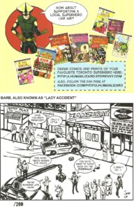 Chinatown mini-comic #1 GRIZZLY BIKER back cover