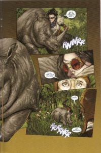 LADY MECHANIKA, the TABLET of DESTINIES #5 rhino wrestling 2