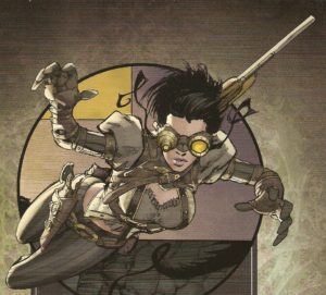 Lady Mechanika in action