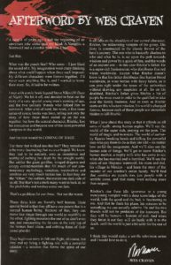 COMING of RAGE #1 afterword