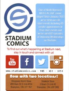 Stadium Comics ad