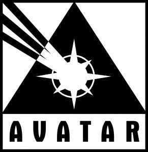 Avatar Press logo - black & white