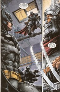 BATMAN • TNMT #1 Batman meets Shredder