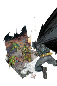 BATMAN • TNMT #1 Captain's Comics and Toys exclusive Kenneth Rocafort cover