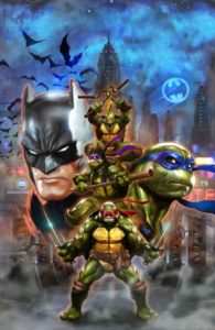 BATMAN • TNMT #1 Gamestop Rewards exclusive Dave Wilkins cover