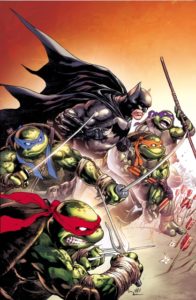 BATMAN • TNMT #1 Hall of Comics exclusive Ivan Reis cover