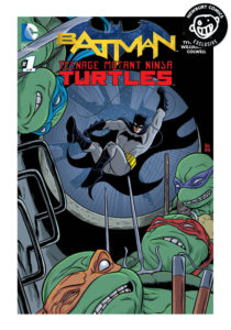 BATMAN • TNMT #1 Newbury Comics exclusive Mike Allred cover