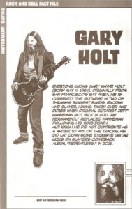 Exodus member 3 - Gary Holt