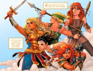 LEGEND of WONDER WOMAN {2nd Series} #1 original Amazons 2