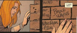 BATMAN #50 Julie knows