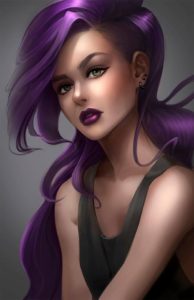 purple pretty