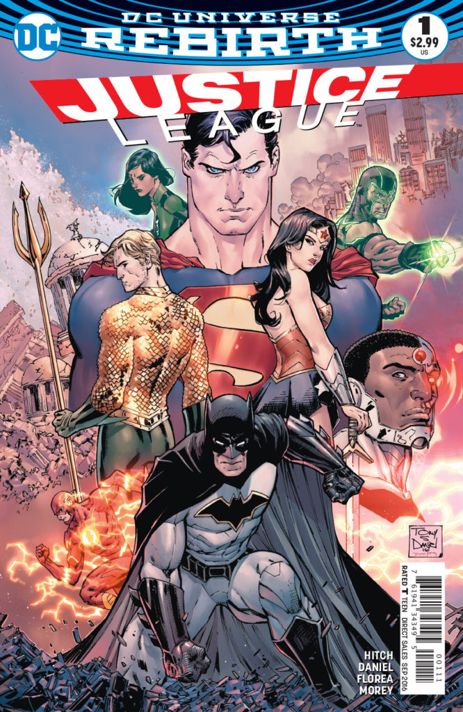 JUSTICE LEAGUE Cv1 by Tony S Daniel and Tomeu Morey