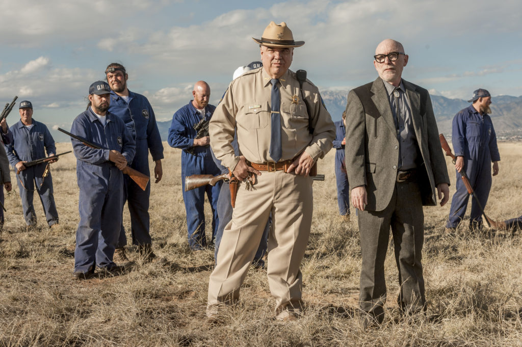 W. Earl Brown as Hugo Root, Jackie Earle Haley as Odin Quincannon - Preacher _ Season 1, Episode 7 - Photo Credit: Lewis Jacobs/Sony Pictures Television/AMC